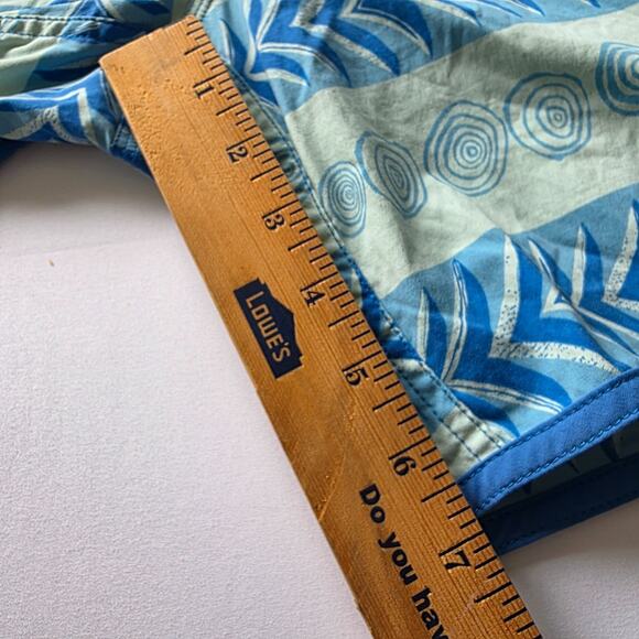 PATAGONIA Vintage Wavefarer Logo Swim Trunks Board Shorts Baggies Waist Size 33 - Picture 7 of 13